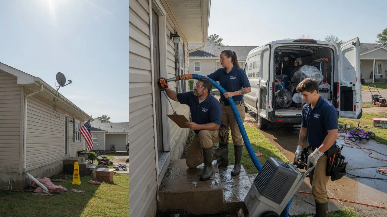 Ceiling Water Damage Restoration in Logansport, IN near me